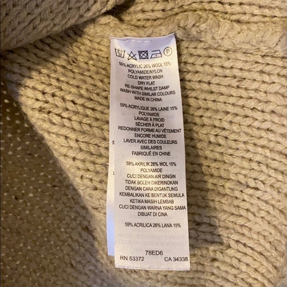 French Connection•Autumn Walk Wrap Sweater•Size S - Picture 8 of 8